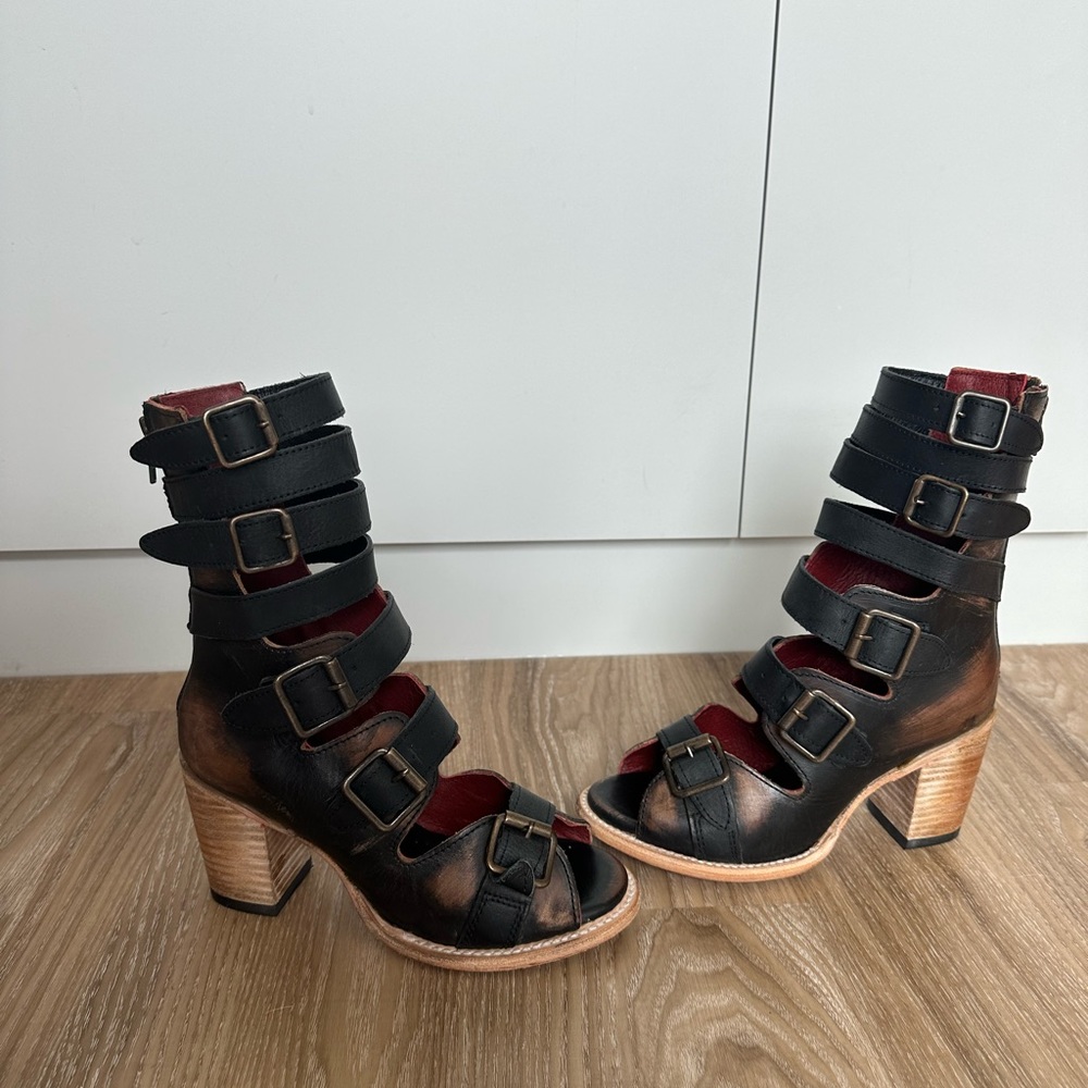 Freebird by Steven Boots Distressed Black